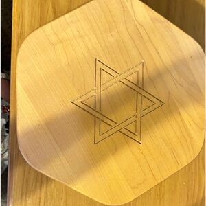 Longaberger Star Of David Hanukkah Basket Includes Lid/liner Collectors Basket